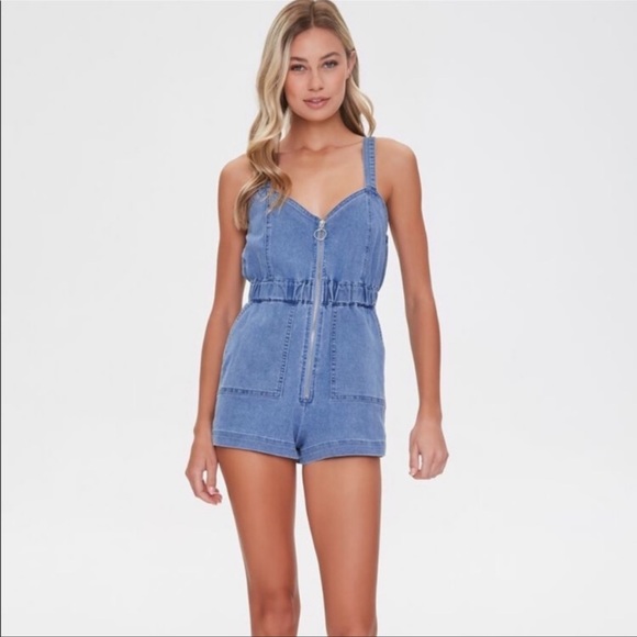Denim romper - Picture 4 of 4